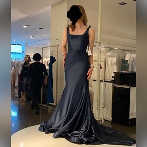 Elegant Navy Blue Gown